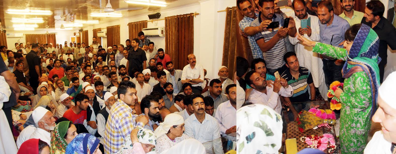 People throng Fairview to felicitate Chief Minister on her resounding victory